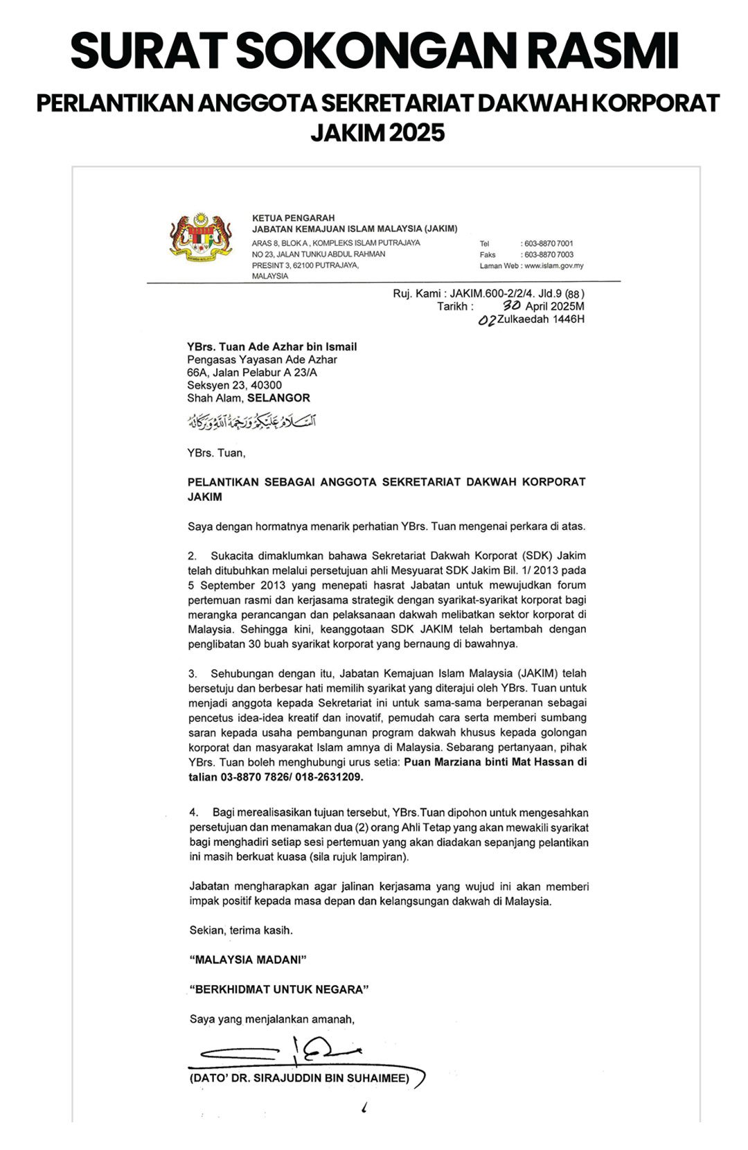Set Infak Pengurusan Jenazah Yayasan Ade Azhar - galeri 3
